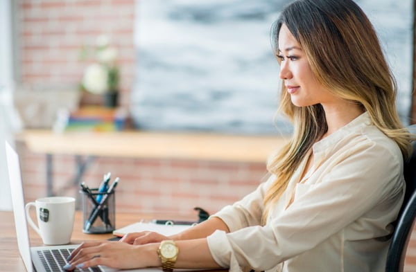 Woman on laptop